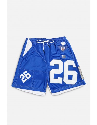 Unisex Rework NY Giants NFL Jersey Shorts - L