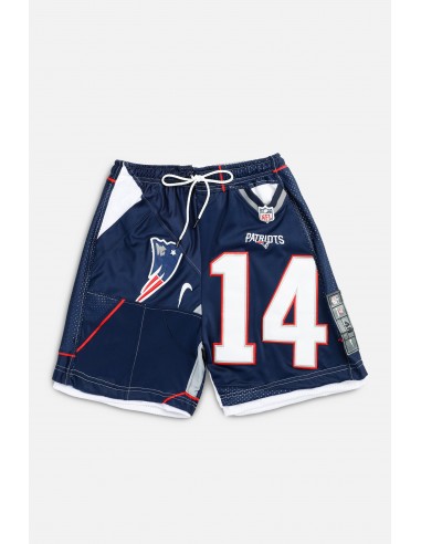 Unisex Rework New England Patriots NFL Jersey Shorts - S