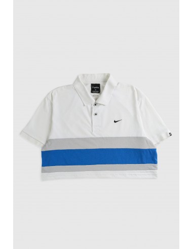 Rework Nike Crop Collared Tee - XL