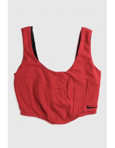 Rework Nike Sweatshirt Bustier - XS